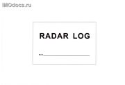 Radar Log Book ( ;   ) 