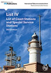 List of Coast Stations and Special Service Stations (List IV) Edition of 2023 =  4 