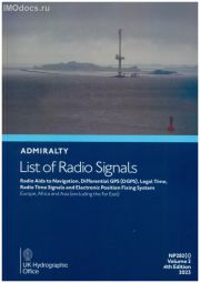 Admiralty List of Radio Signals - NP282(1) Volume 2 Part 1 = Europe, Africa and Asia (excluding the Far East) =    , 4th Edition, 2023 