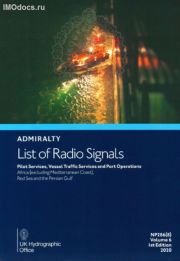 Admiralty List of Radio Signals - NP286(8) Volume 6 Part 8 = Pilot Services, Vessel Traffic Services and Port Operations =    ,  6(8), 4th Edition 2023 