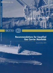 Recommendations for Liquefied Gas Carrier Manifolds, SIGTTO, OCIMF, 2nd Edition, 2018 